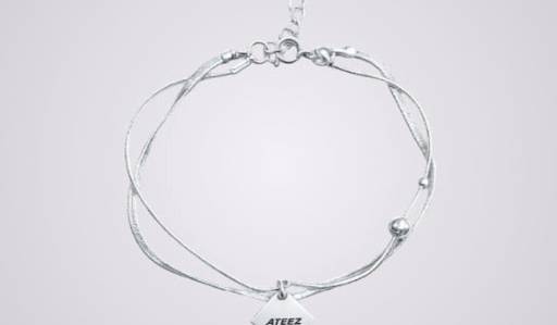 新品未開封ATEEZ GH5 ポップアップ925 SILVER BRACELET ATEEZ GOLDEN HOUR PART 5 POP